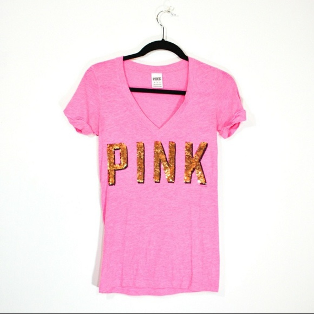 Victoria’s Secret PINK sequin V-Neck